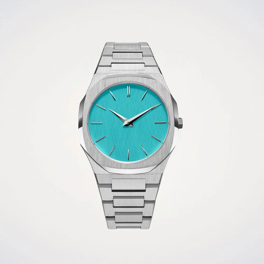 Untra Thin All Stainless Steel Sun Pattern Japan Movement Waterproof Men Quartz Watch With Original Logo