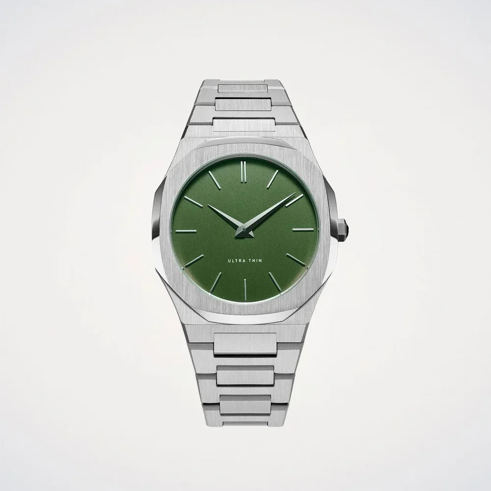 Untra Thin All Stainless Steel Sun Pattern Japan Movement Waterproof Men Quartz Watch With Original Logo