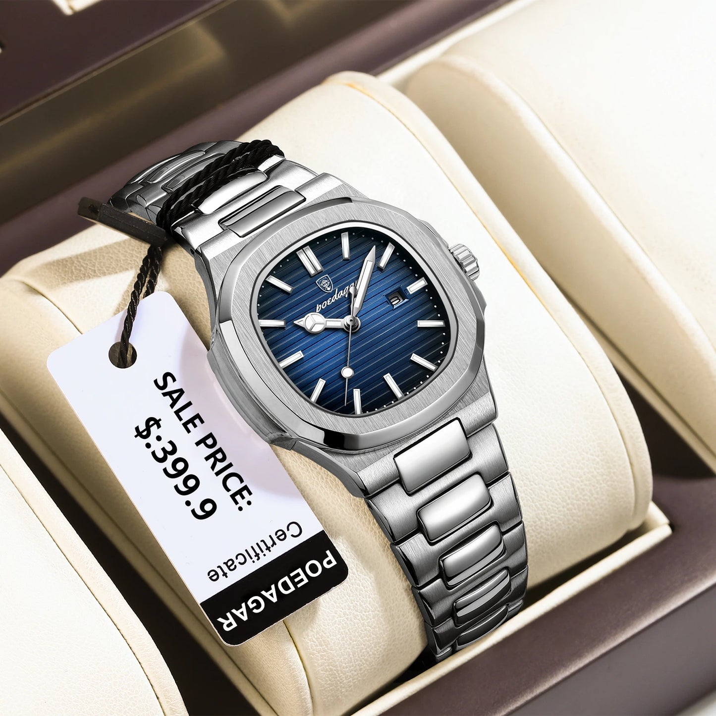 POEDAGAR Luxury Woman’s Quartz Watch Date Waterproof Luminous Ladies Wristwatch Stainless Steel Fashion Watches For Women Reloj