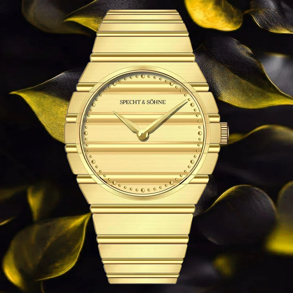 2025 Ultrathin 37MM Men's Quartz Watch Fashion Blue Color Stainless Steel Wristwatch Sapphire Crystal 50M Waterproof